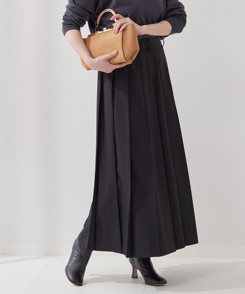 ジャーナルスタンダードL’ESSAGE LUXE ロングプリーツスカート ジャーナルスタンダード レサージュ JOURNAL STANDARD L'ESSAGE 《追加
