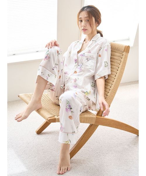 snidel  パジャマ　新品未使用　長袖長ズボン スナイデルホーム クロシェロングパンツ ロングパンツ パジャマ