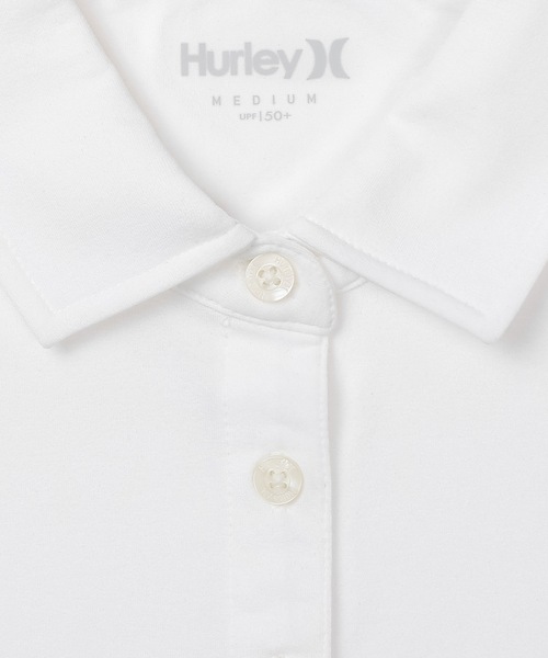ポロシャツ ポロ 「Hurley/ハーレー」レディースノースリーブロゴポロシャツ　UPF50+　ファントム　ゴルフ　PHANTOM ICON SL P Hurley ポロシャツ ポロ 「Hurley/ハーレー」レディース