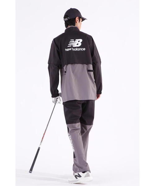 新品タグ付き☆new balance golf レインウェア セットアップ New Balance Golf レインコート カッパ 「new balance golf」透