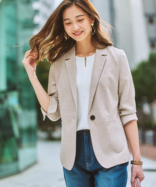 「7days Life Styling」 「ARTICLE」テーラードジャケット S グレー レディース