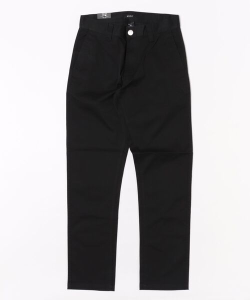 5/L メンズ　春夏　ストレッチロングパンツ　黒系 RVCA チノパン メンズ WEEKEND STRETCH PANT ロングパンツ