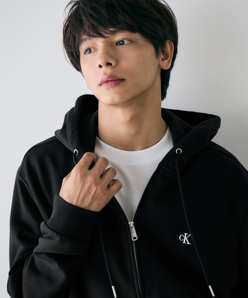 Calvin Klein（カルバン・クライン） パーカー 裏起毛 「ブランド公式 