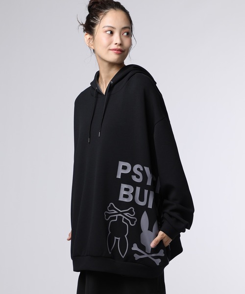 Psycho Bunny（サイコバニー） パーカー 「WEB限定」ダンボール サイド