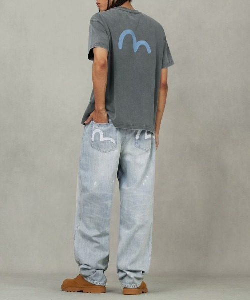 EVISU（エヴィス） tシャツ 「EVISU」TIGER SEAGULL S/S TEE