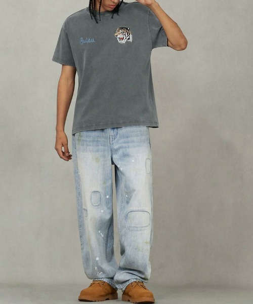 EVISU（エヴィス） tシャツ 「EVISU」TIGER SEAGULL S/S TEE