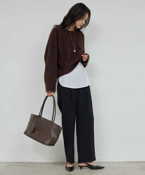 GALLARDAGALANTE（ガリャルダガランテ） ニット セーター ファーボート