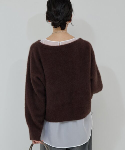 GALLARDAGALANTE（ガリャルダガランテ） ニット セーター ファーボート