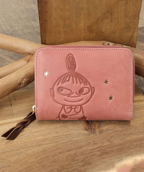 ムーミン　二つ折り　財布　リトルミイ　ピンク　バックヤードファミリー バックヤードファミリー BACKYARD FAMILY MOOMIN ムーミン 二つ折り
