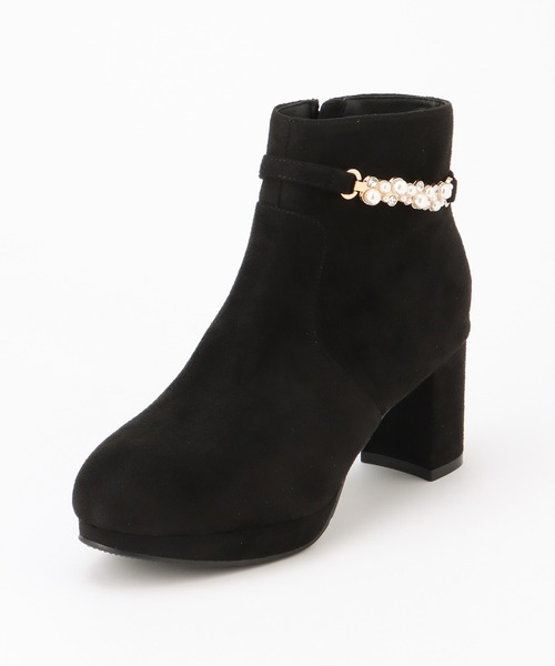 Honeys（ハニーズ） ブーツ パール付2wayブーツ レディース