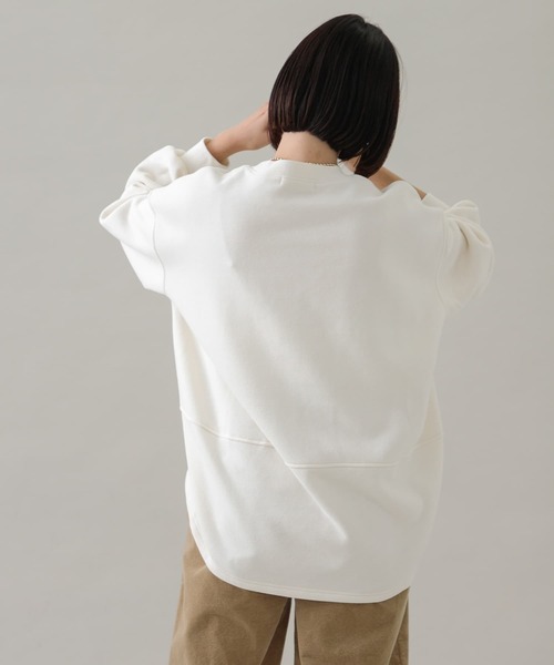 「URBAN RESEARCH Sonny Label」 スウェットカットソー FREE チャコールグレー レディース_画像6