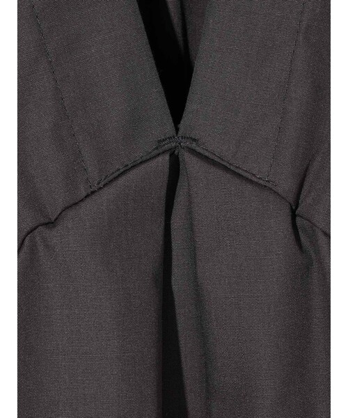 「MIDIUMISOLID」 半袖ワンピース FREE ブラック レディース_画像4