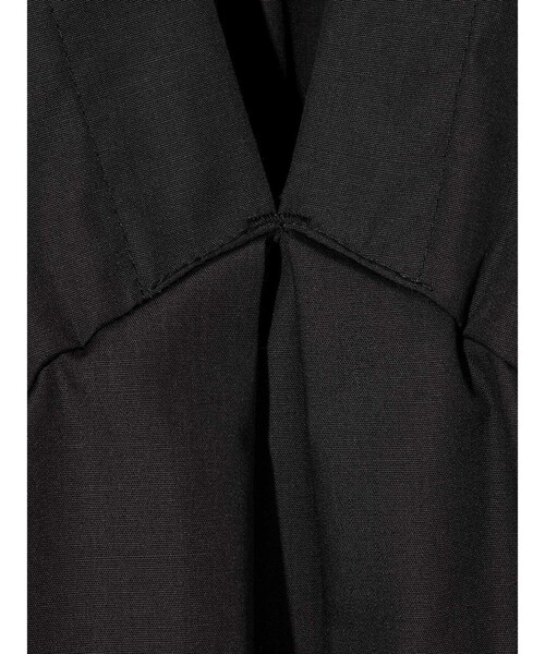 「MIDIUMISOLID」 半袖ワンピース FREE ブラック レディース_画像5