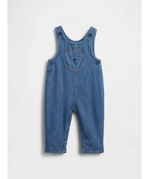 GAP（ギャップ） サロペット オーバーオール あったか裏地 デニム くま