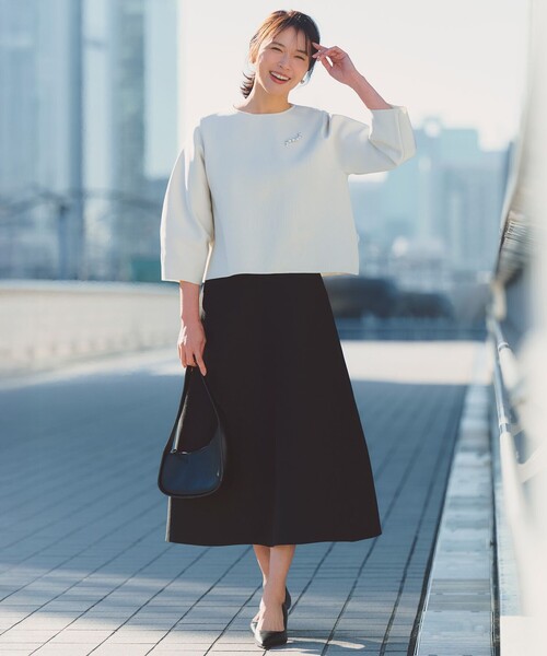 UNFILO（アンフィーロ） セットアップ BEAUTY FORM KNIT フレア