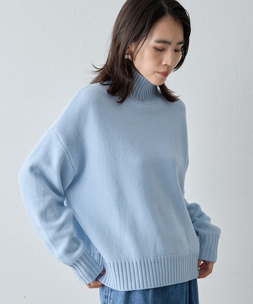 美品 Drawing Numbers ラメ接結ルーズタートルニット Drawing Numbers（ドローイング ナンバーズ）の「【Drawing Numbers