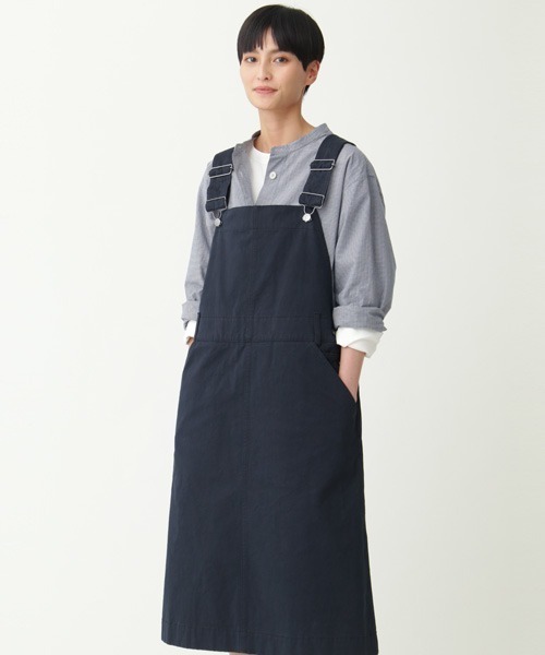 MHL サロペット　美品 MHL.（エムエイチエル） サロペットスカート 1 ホワイト レディース