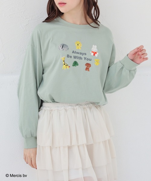 Honeys（ハニーズ） tシャツ 「UVカット」ミッフィー／ゆるTシャツ