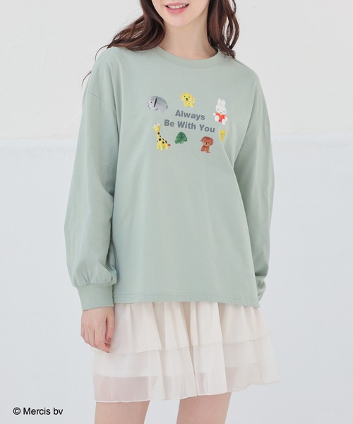 Honeys（ハニーズ） tシャツ 「UVカット」ミッフィー／ゆるTシャツ