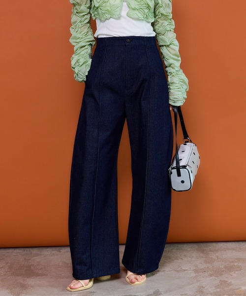 新品/未使用】Maison Special 春ワイドデニムsize36/S MAISON SPECIAL