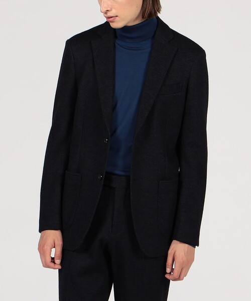 【新品】テーラードジャケット ネイビーTOMORROWLAND ¥39600 TOMORROWLAND（トゥモローランド） テーラードジャケット 46 ネイビー