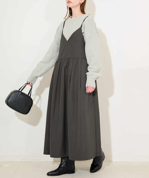 SLOBE IENA（スローブイエナ） ワンピース マットタフタキャミ