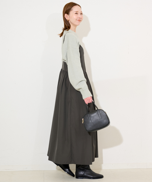 SLOBE IENA（スローブイエナ） ワンピース マットタフタキャミ