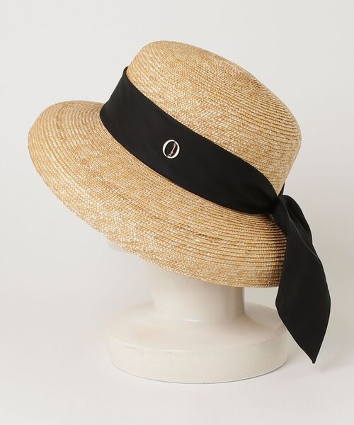「Chapeau d' O」 ストローハット M/57.5cm ブラック レディース_画像3