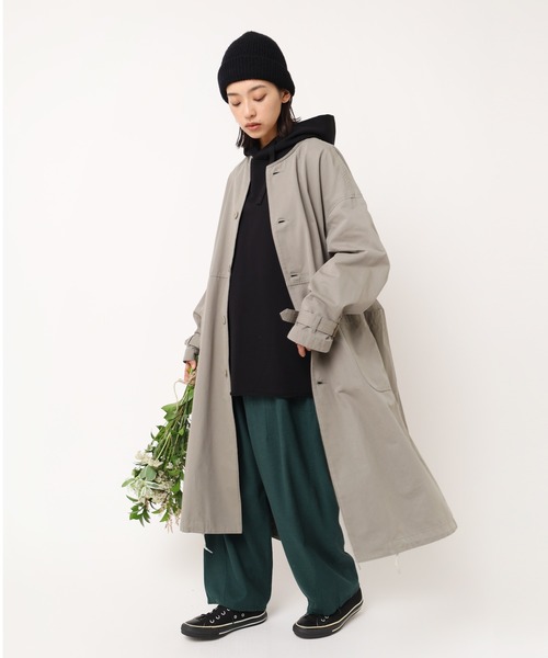 「URCH RNA」 プルオーバーパーカー MEDIUM ブラック レディース_画像2