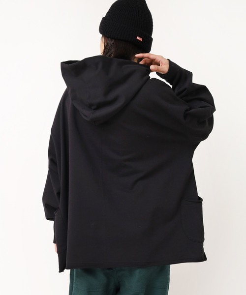 「URCH RNA」 プルオーバーパーカー MEDIUM ブラック レディース_画像4