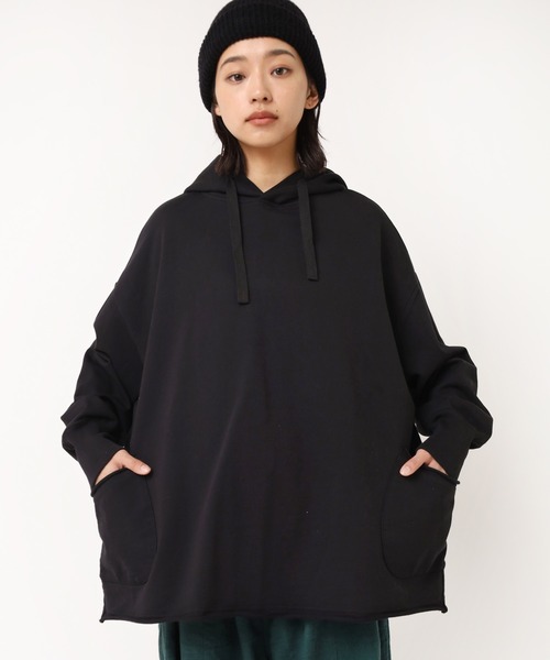 「URCH RNA」 プルオーバーパーカー MEDIUM ブラック レディース_画像5