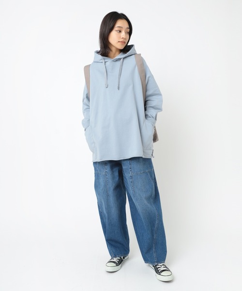 「URCH RNA」 プルオーバーパーカー MEDIUM ブラック レディース_画像6