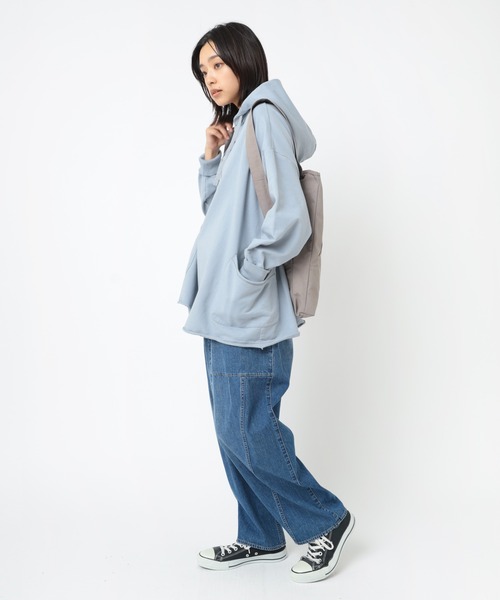 「URCH RNA」 プルオーバーパーカー MEDIUM ブラック レディース_画像7