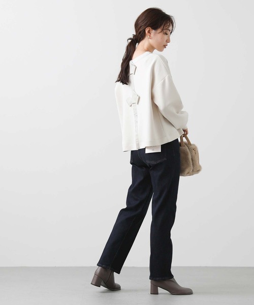 「Gready Brilliant」 長袖カットソー 38 チャコールグレー レディース_画像3