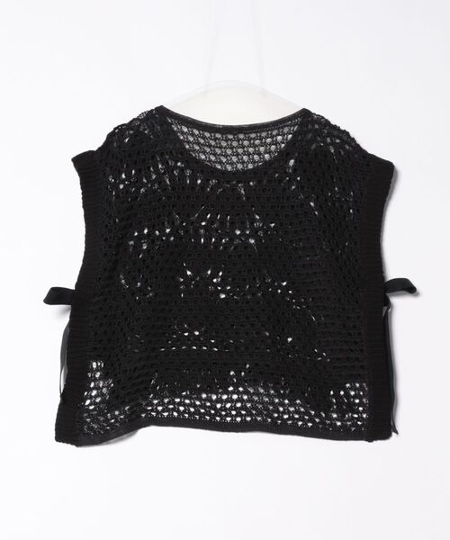 「Scrap Book」 ニットベスト FREE レッド レディース_画像2