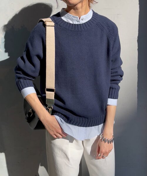 「Spick \u0026 Span」 長袖ニット - オレンジ レディースの画像