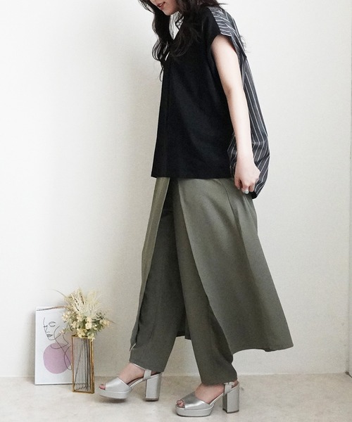 Emma（エマ） パンツ スカートレイヤードパンツ レディース : ZOZOTOWN