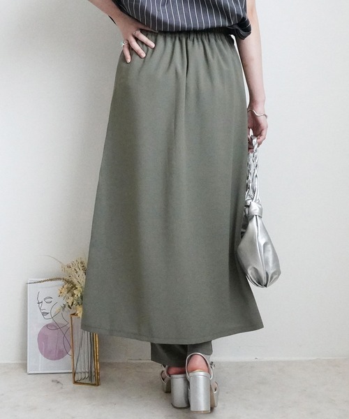 Emma（エマ） パンツ スカートレイヤードパンツ レディース : ZOZOTOWN