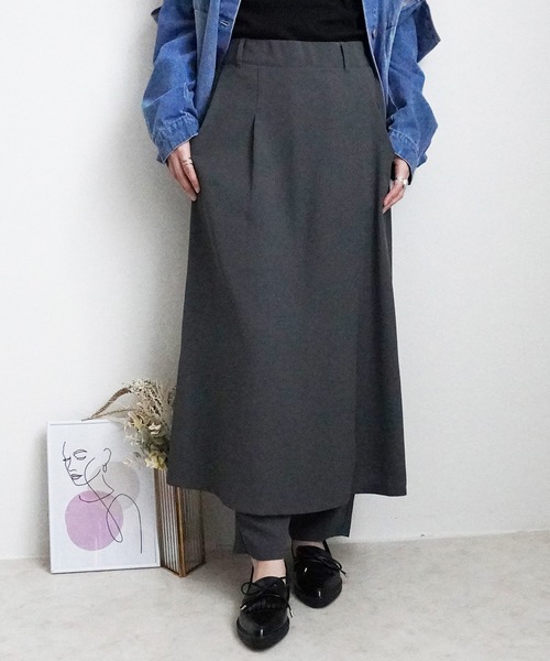 Emma（エマ） パンツ スカートレイヤードパンツ レディース : ZOZOTOWN