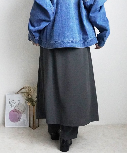Emma（エマ） パンツ スカートレイヤードパンツ レディース : ZOZOTOWN