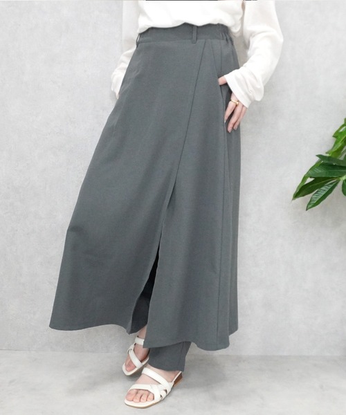 Emma（エマ） パンツ スカートレイヤードパンツ レディース : ZOZOTOWN
