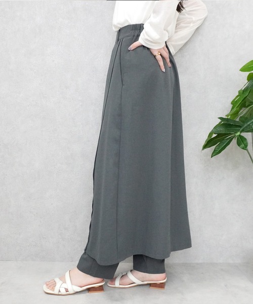 Emma（エマ） パンツ スカートレイヤードパンツ レディース : ZOZOTOWN