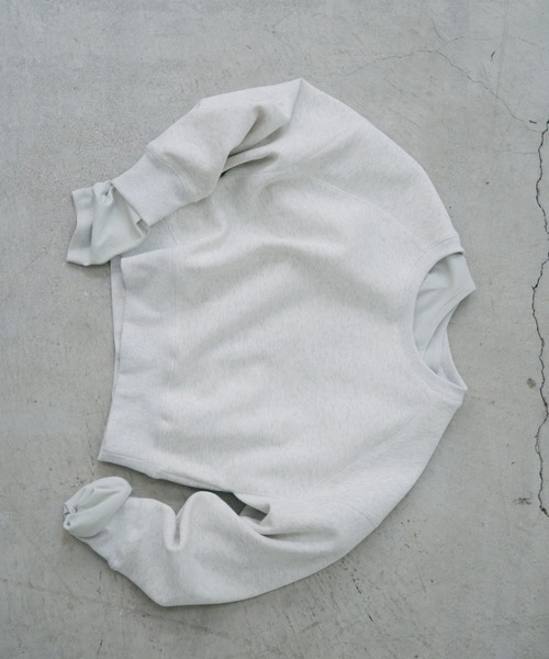 トレーナー/スウェット MM code cropped sweat tops lit トレーナー スウェット Cropped Sweat Pullover レディース