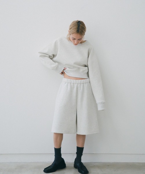 lit トレーナー スウェット Cropped Sweat Pullover レディース