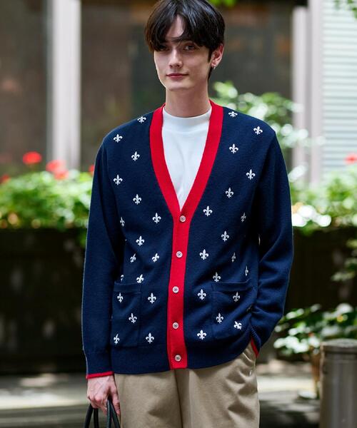 「DRESSTERIOR」 ニットカーディガン 90 グレー メンズの画像