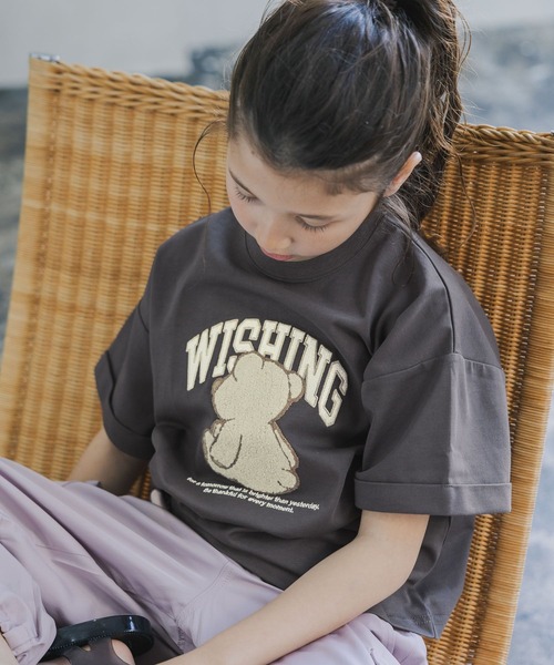 GLOBAL WORK（グローバルワーク） tシャツ ヘビロッTEEワイドモチーフ