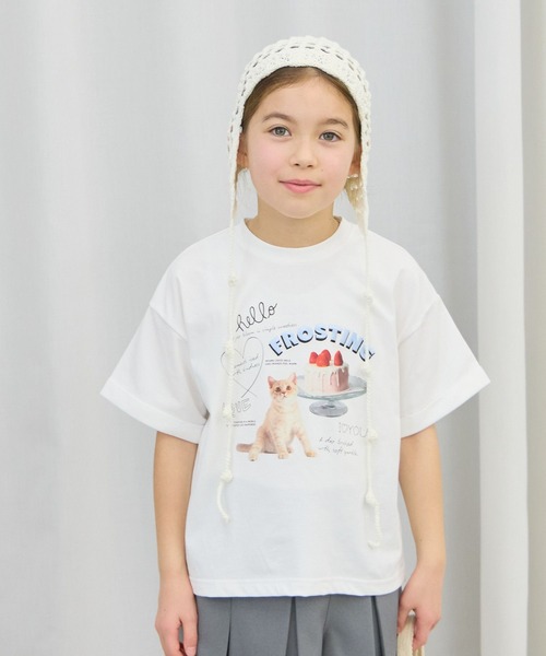 GLOBAL WORK（グローバルワーク） tシャツ ヘビロッTEEワイドモチーフ
