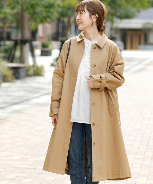 「URBAN RESEARCH Sonny Label」 ステンカラーコート FREE ベージュ レディース_画像2