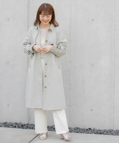 「URBAN RESEARCH Sonny Label」 ステンカラーコート FREE ベージュ レディース_画像6