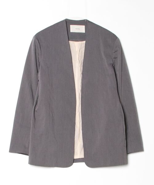 TODAYFUL」 ノーカラージャケット 36inch グレー レディース 【公式通販】